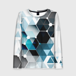Женский лонгслив 3D Абстракция Flo