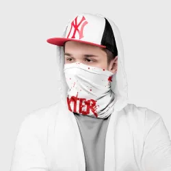 Бандана-труба 3D Dexter logo - брызги крови - фото 2
