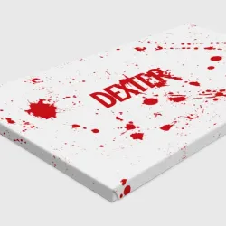 Холст прямоугольный Dexter logo - брызги крови - фото 2