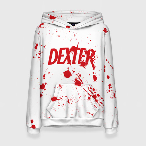 Женская толстовка 3D Dexter logo - брызги крови, цвет 3D печать