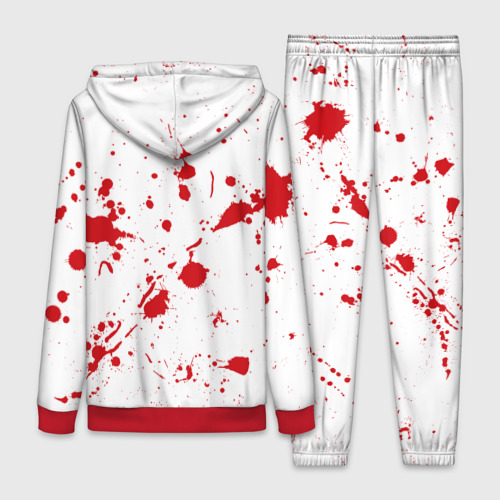 Женский костюм 3D Dexter logo - брызги крови, цвет красный - фото 2