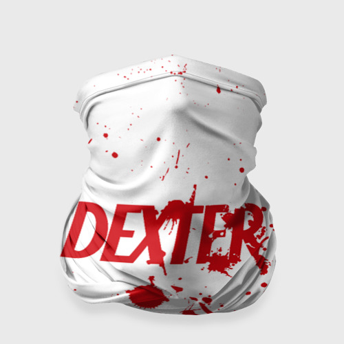 Бандана-труба 3D Dexter logo - брызги крови, цвет 3D печать