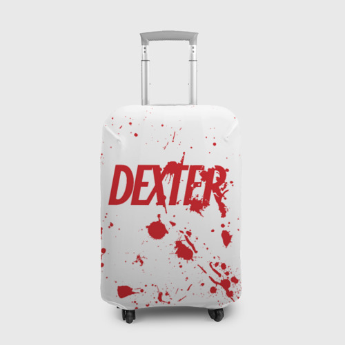Чехол для чемодана 3D Dexter logo - брызги крови, цвет 3D печать