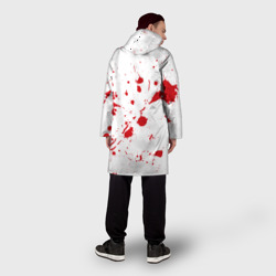 Мужской дождевик 3D Dexter logo - брызги крови - фото 2