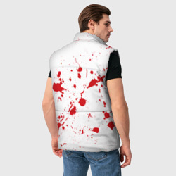 Мужской жилет утепленный 3D Dexter logo - брызги крови - фото 2
