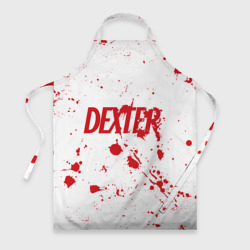 Dexter logo - брызги крови – Фартук 3D с принтом купить