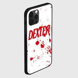 Чехол для iPhone 12 Pro Dexter logo - брызги крови - фото 2