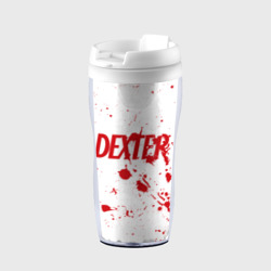 Термокружка-непроливайка Dexter logo - брызги крови