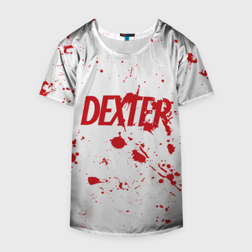 Накидка на куртку 3D Dexter logo - брызги крови, цвет 3D печать - фото 4
