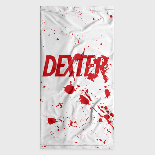 Бандана-труба 3D Dexter logo - брызги крови, цвет 3D печать - фото 7