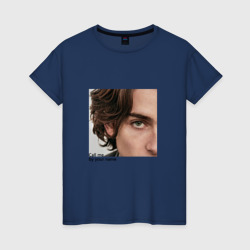 Женская футболка хлопок Timothee Chalamet CMbYN цитата