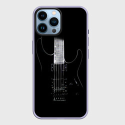 Чехол для iPhone 14 Pro Max Черная электрогитара
