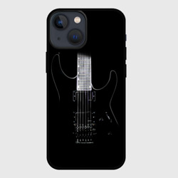 Чехол для iPhone 13 mini Черная электрогитара