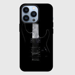 Чехол для iPhone 13 Pro Черная электрогитара