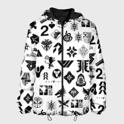 Мужская куртка 3D Destiny 2 logo pattern Дестини