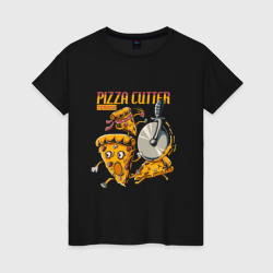 Женская футболка хлопок Pizza Cutter Terror