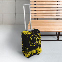 Чехол для чемодана 3D Нирвана Гранж Nirvana Smile - фото 2