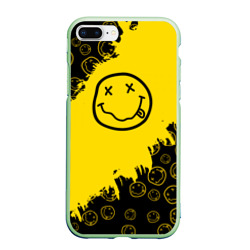 Чехол для iPhone 7Plus/8 Plus матовый Nirvana Smile Нирвана Рваный Паттерн