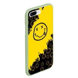 Чехол для iPhone 7Plus/8 Plus матовый Nirvana Smile Нирвана Рваный Паттерн - фото 2