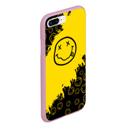 Чехол для iPhone 7Plus/8 Plus матовый Nirvana Smile Нирвана Рваный Паттерн - фото 2