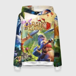 Женская толстовка 3D Clash of Clans битва кланов