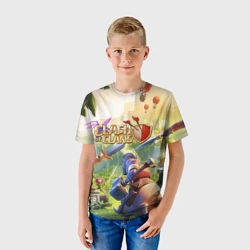 Детская футболка 3D Clash of Clans битва кланов - фото 2