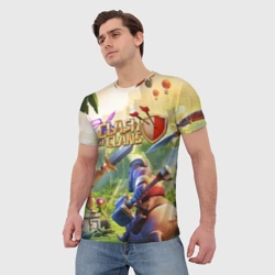 Мужская футболка 3D Clash of Clans битва кланов - фото 2