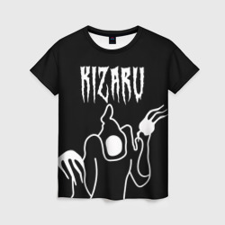 Женская футболка 3D Kizaru белый призрак