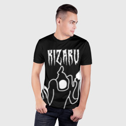Мужская футболка 3D Slim Kizaru белый призрак - фото 2