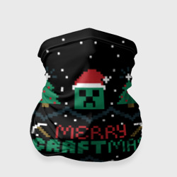 Бандана-труба 3D Minecraft christmas