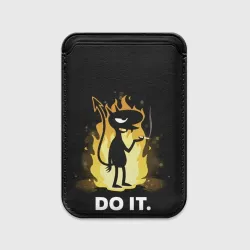 Картхолдер Magsafe магнитный Чертенок Do it