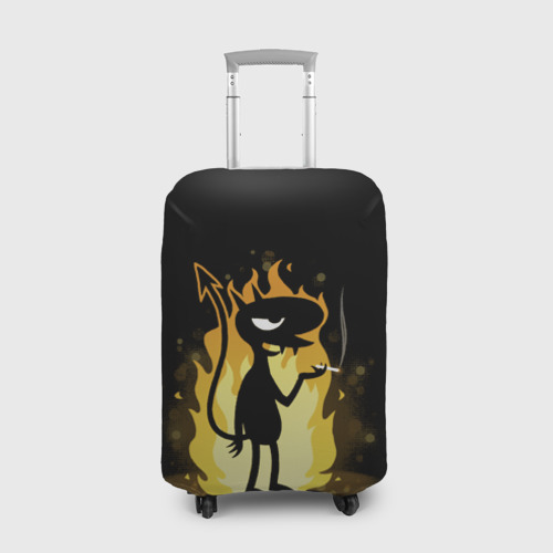 Чехол для чемодана 3D с принтом Чертенок Do it Чехол для чемодана 3D Чертенок Do it