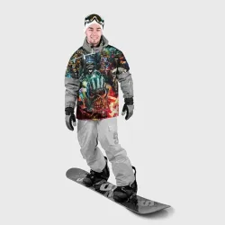 Накидка на куртку 3D Iron Maiden allover