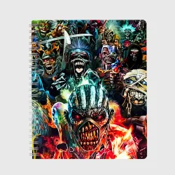 Тетрадь Iron Maiden allover
