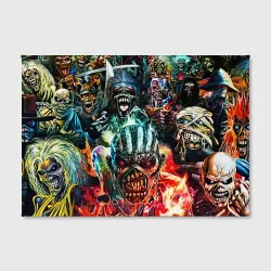 Холст прямоугольный Iron Maiden allover - фото 2