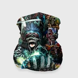 Бандана-труба 3D Iron Maiden allover