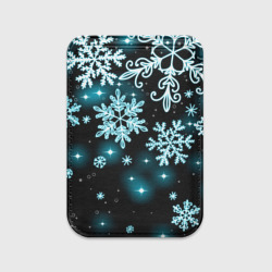 Картхолдер Magsafe магнитный Космические снежинки
