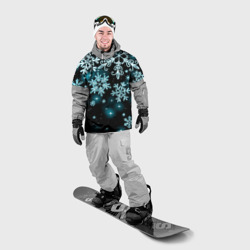 Накидка на куртку 3D Космические снежинки - фото 2