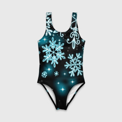 Детский купальник 3D Космические снежинки - фото 2