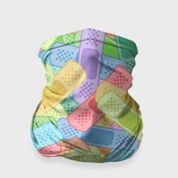 Бандана-труба 3D Цветные пластыри