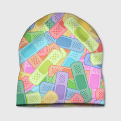 Шапка 3D Цветные пластыри