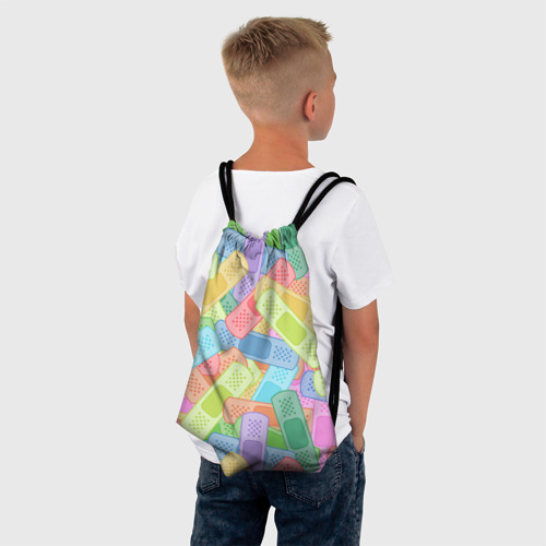 Рюкзак-мешок 3D Цветные пластыри - фото 4