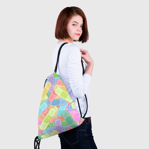 Рюкзак-мешок 3D Цветные пластыри - фото 5