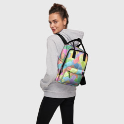 Женский рюкзак 3D Цветные пластыри - фото 2