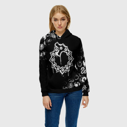 Женская толстовка 3D 7 смертных грехов Мелодиас символ дракон - фото 2