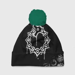 Шапка 3D c помпоном 7 смертных грехов Мелодиас символ дракон