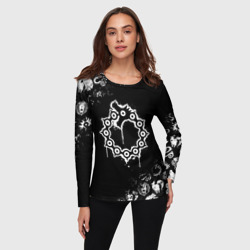 Женский лонгслив 3D 7 смертных грехов Мелодиас символ дракон - фото 2