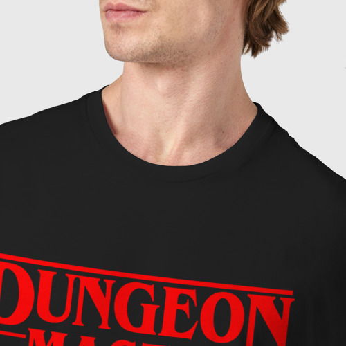 Мужская футболка хлопок Гачимучи: Dungeon Master, цвет черный - фото 6