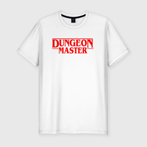 Мужская футболка приталенная из хлопка с принтом Гачимучи: Dungeon Master, вид спереди №1