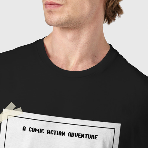 Мужская футболка хлопок Comixzone, цвет черный - фото 6